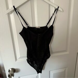 Black Sheer Bodysuit